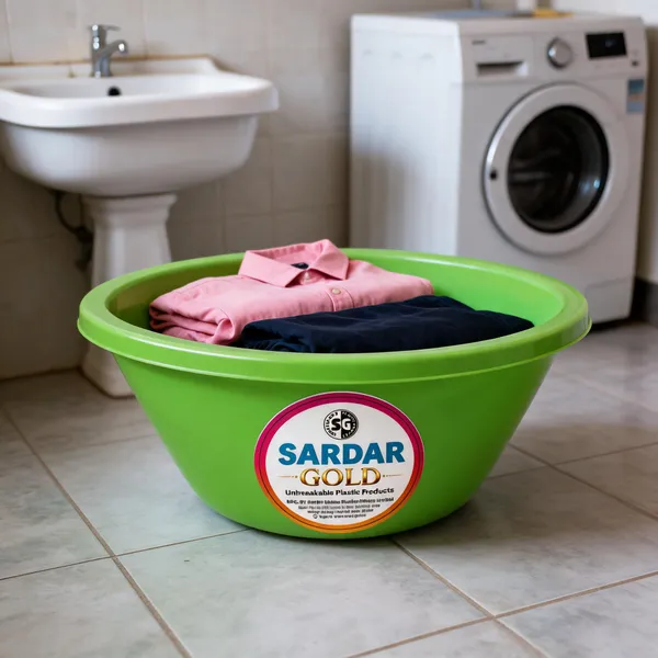 Green_Plastic_Mini_Tub_For_Household_Use