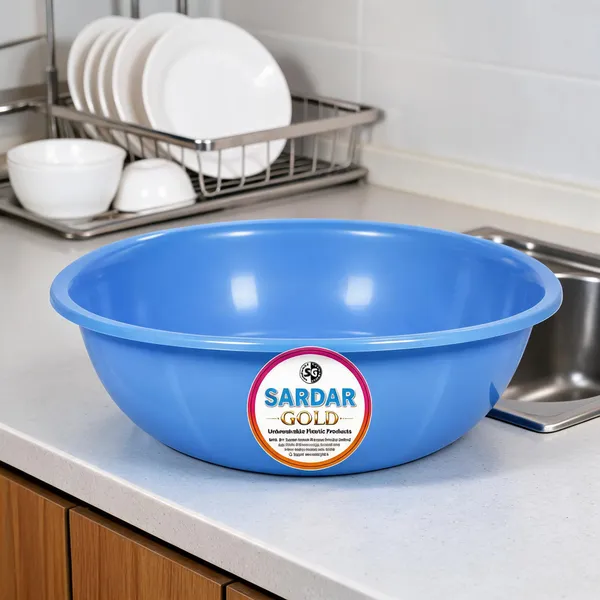 Blue_Plastic_Utility_Tub_For_Household_Use