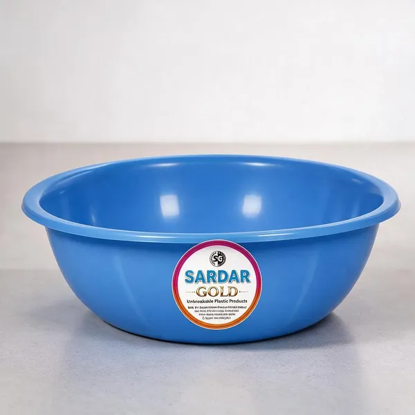 Blue_Plastic_Utility_Tub_For_Household_Use