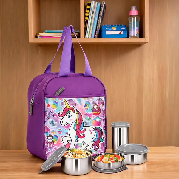 Purple_Unicorn_Print_Lunch_Bag_Set_For_Girls