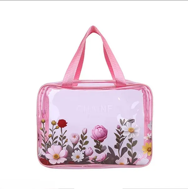 Pink_Transparent_Floral_Makeup_Bag_for_Women