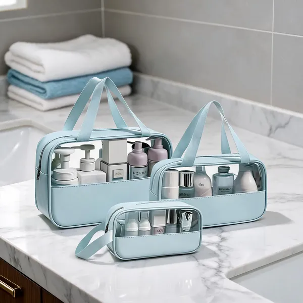 Blue_Pvc_Travel_Toiletry_Bag_Set_For_Women