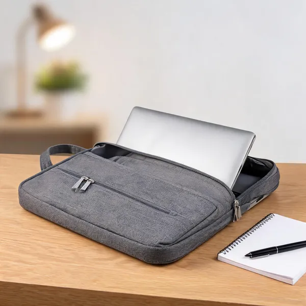 Grey_Canvas_Laptop_Sleeve_Bag_For_Men_And_Women