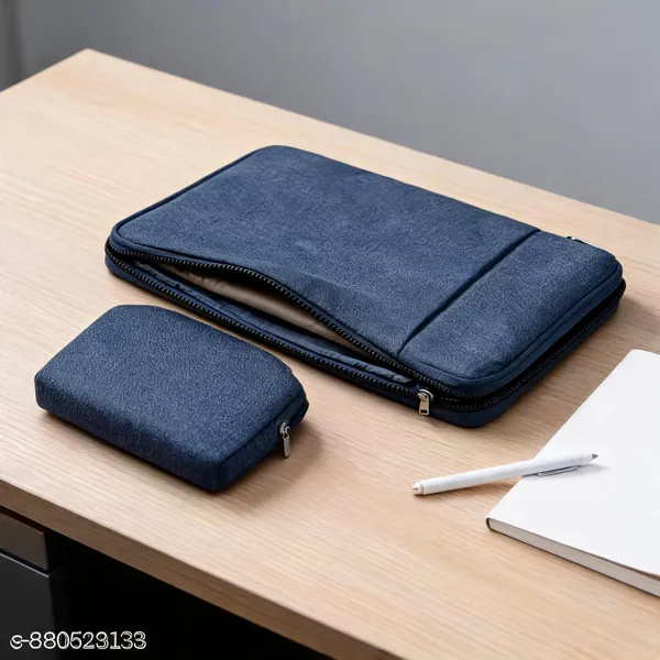 Blue_Nylon_Laptop_Sleeve_And_Organizer_Pouch_Set_For_Unisex