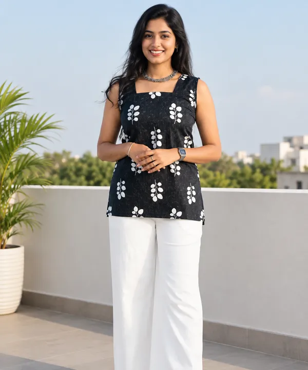 Marius_Women_Printed_Straight_Kurta_(Black)