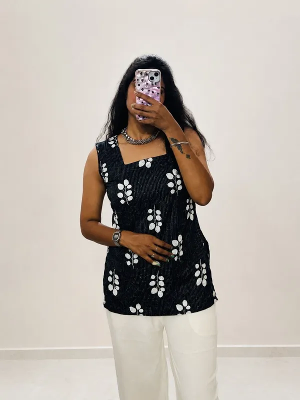 Marius_Women_Printed_Straight_Kurta_(Black)