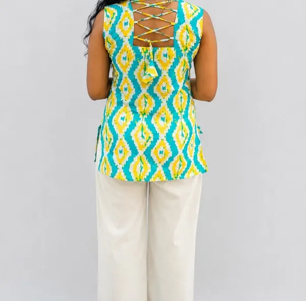 Eliie_Women_Printed_Tunic_Kurta_(Yellow,_Blue)
