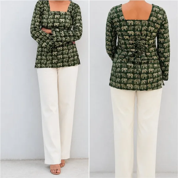 Eliie_Women_Printed_Straight_Kurta_(Green)