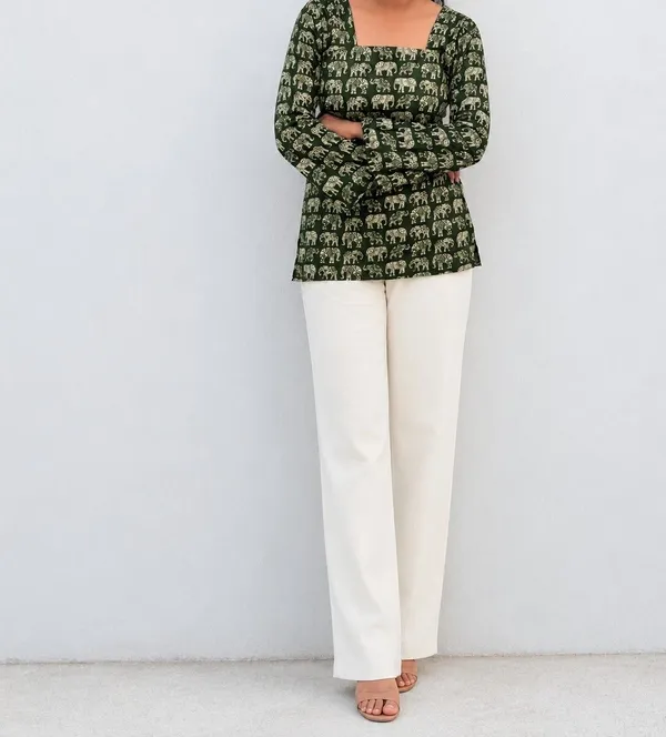 Eliie_Women_Printed_Straight_Kurta_(Green)