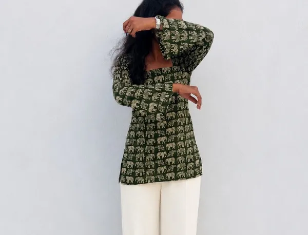 Eliie_Women_Printed_Straight_Kurta_(Green)