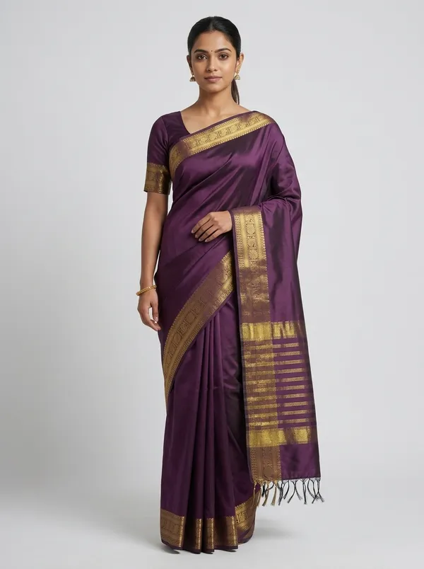 Banarasi_Woven_Magenta_Art_Silk_Saree_For_Women