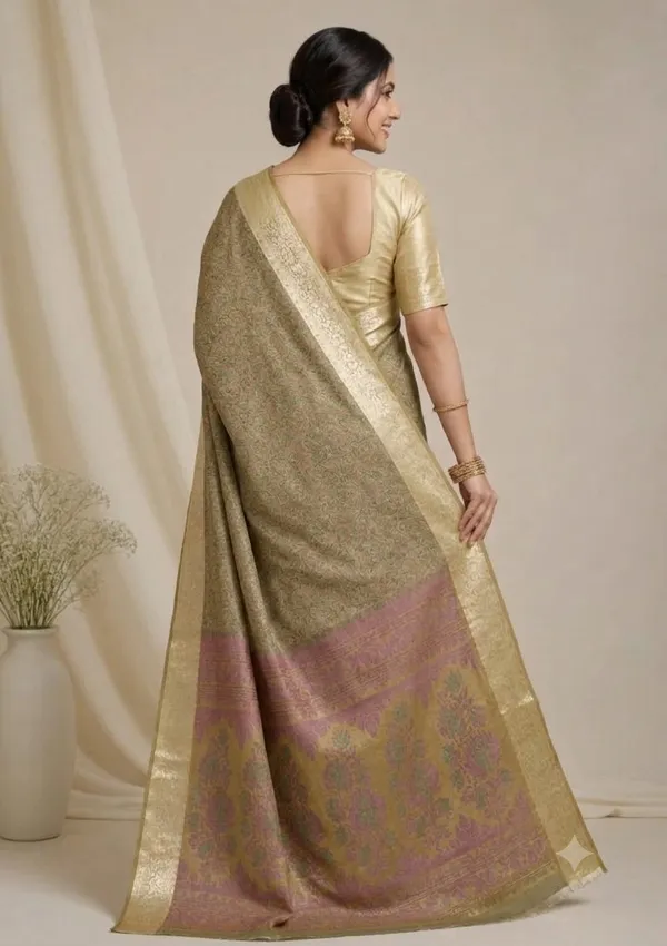 Banarasi_Woven_Tanchoi_Silk_Booti_Saree_with_Silver_Zari_Border_and_Pallu