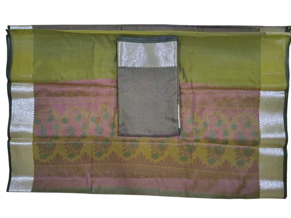 Banarasi_Woven_Tanchoi_Silk_Booti_Saree_with_Silver_Zari_Border_and_Pallu