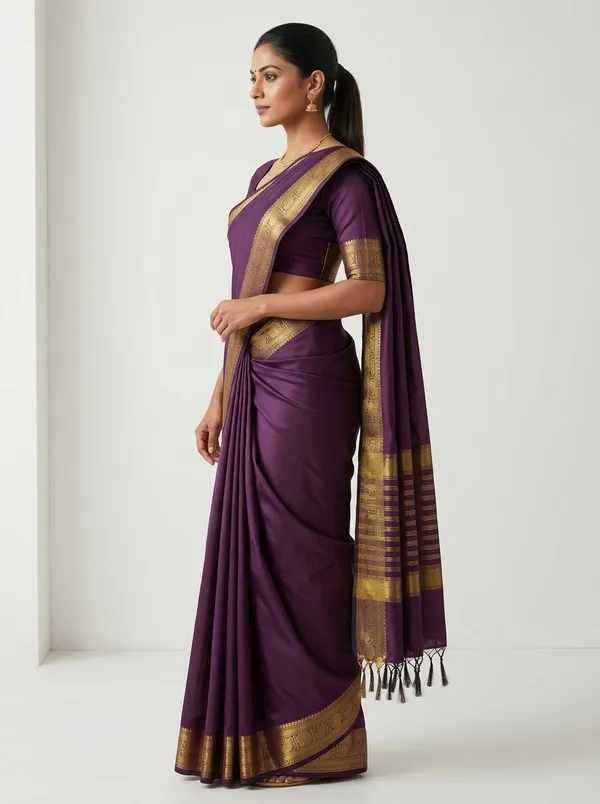 Banarasi_Woven_Magenta_Art_Silk_Saree_For_Women