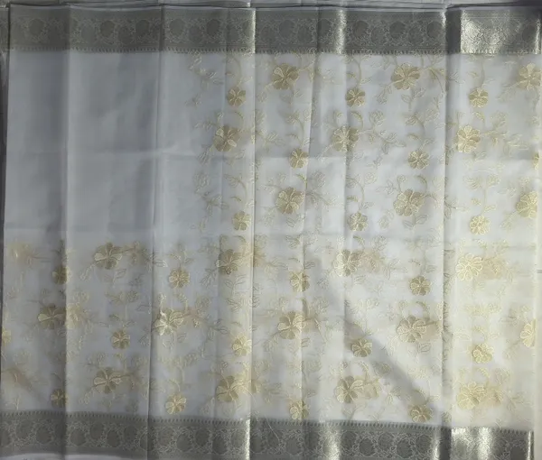 Banarasi_Woven_White_Organza_Chikankari_With_Rose_Golden_Border