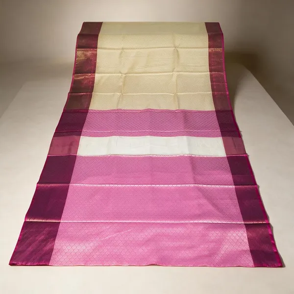 Cream_Cotton_50%_Silk_50%_Saree_For_Women