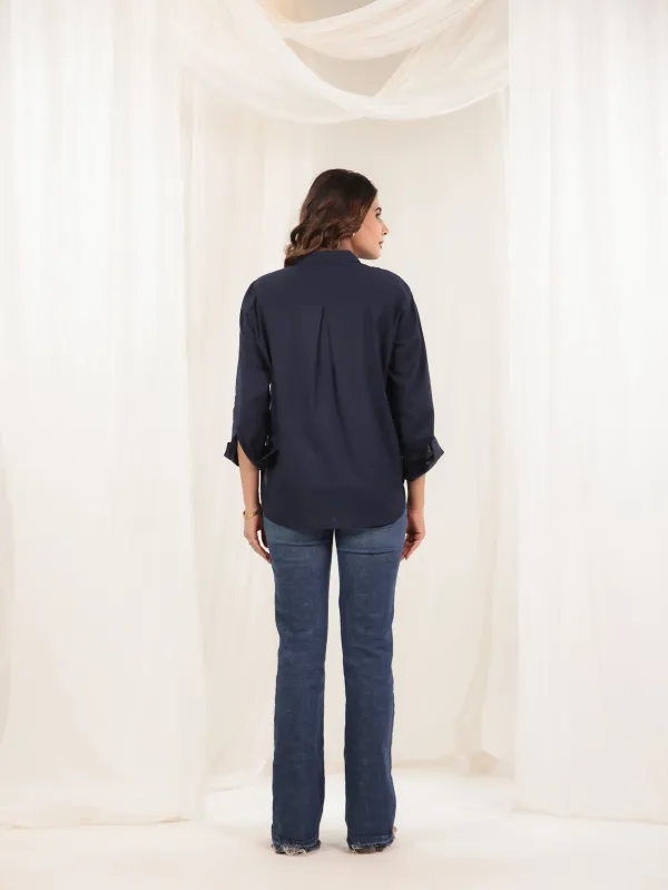 Deep_Navy_Cotton_Relaxed_Fit_Solid_Shirt_For_Women