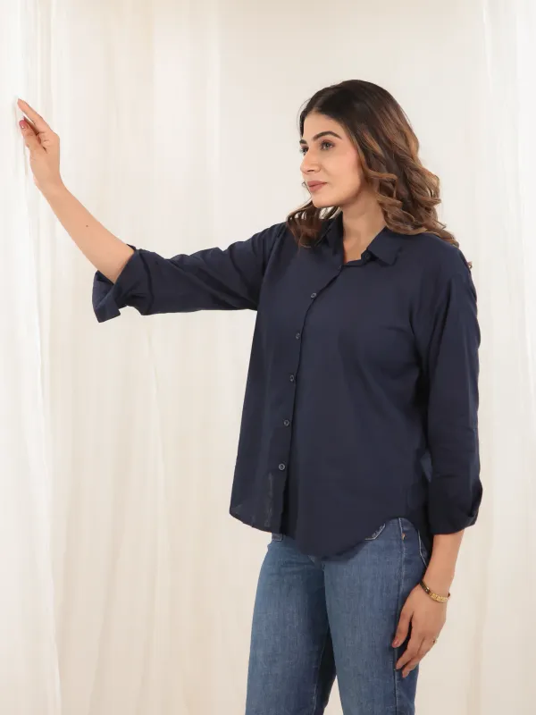 Deep_Navy_Cotton_Relaxed_Fit_Solid_Shirt_For_Women
