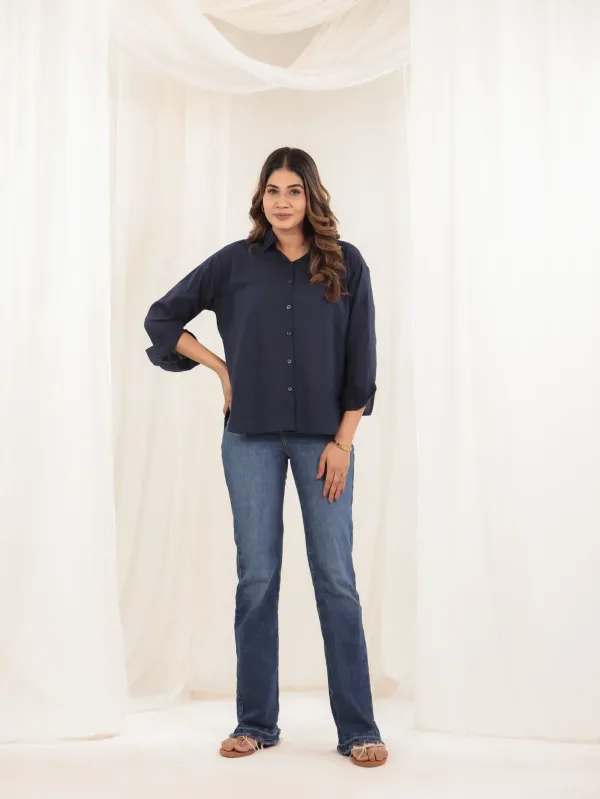 Deep_Navy_Cotton_Relaxed_Fit_Solid_Shirt_For_Women