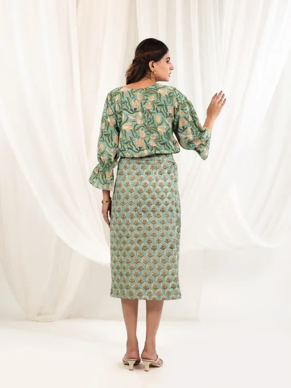 Leafy_Green_Cotton_Block_Print_Wrap_Co_Ord_Set_For_Women