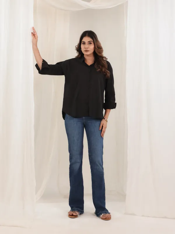Black_Cotton_Relaxed_Solid_Shirt_For_Women