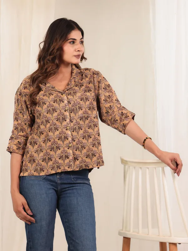 Irish_Charm_Printed_Shirt_Top_for_Women