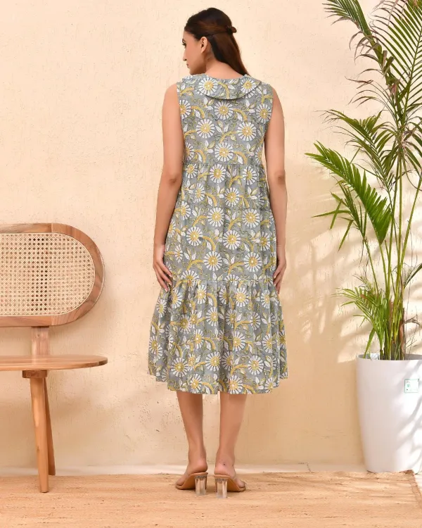 Dusty_Green_Cotton_Sleeveless_Block_Print_Midi_Dress_For_Women