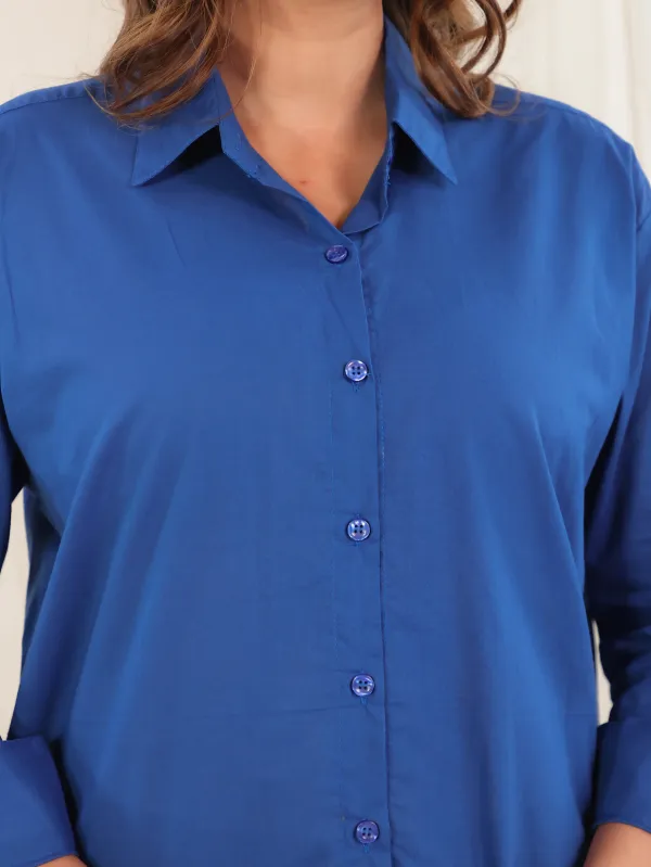 Royal_Blue_Cotton_Relaxed_Fit_Solid_Shirt_For_Women