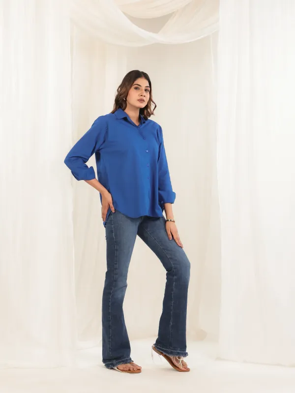 Royal_Blue_Cotton_Relaxed_Fit_Solid_Shirt_For_Women