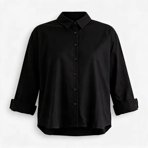 Black_Cotton_Relaxed_Solid_Shirt_For_Women