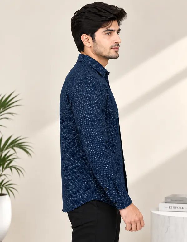 Navy_Printed_Full_Sleeve_Shirt_For_Men