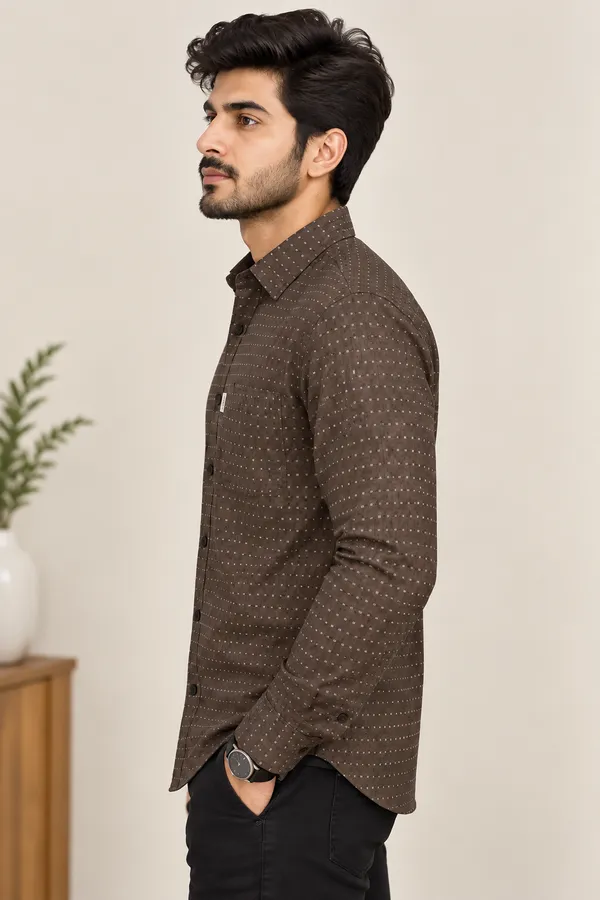 Brown_Printed_Full_Sleeve_Shirt_For_Men