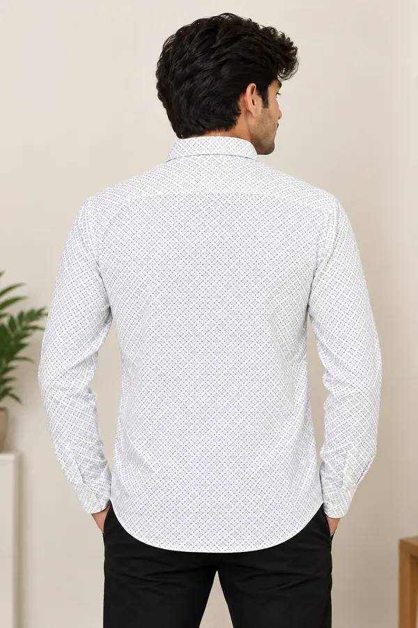White_Geometric_Print_Full_Sleeve_Shirt_For_Men