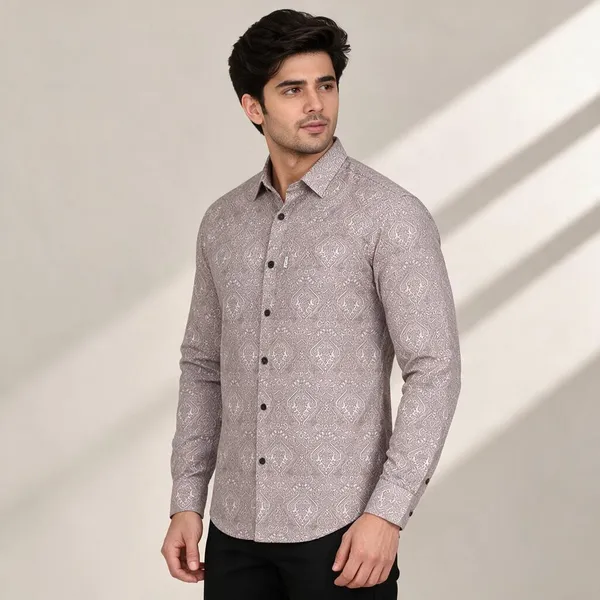 Grey_Patterned_Regular_Fit_Shirt_For_Men