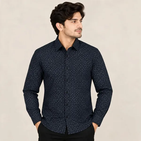 Navy_Printed_Full_Sleeve_Shirt_For_Men