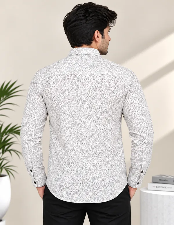 White_Printed_Full_Sleeve_Shirt_For_Men
