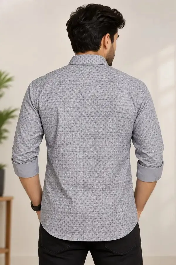 Grey_Patterned_Full_Sleeve_Shirt_For_Men