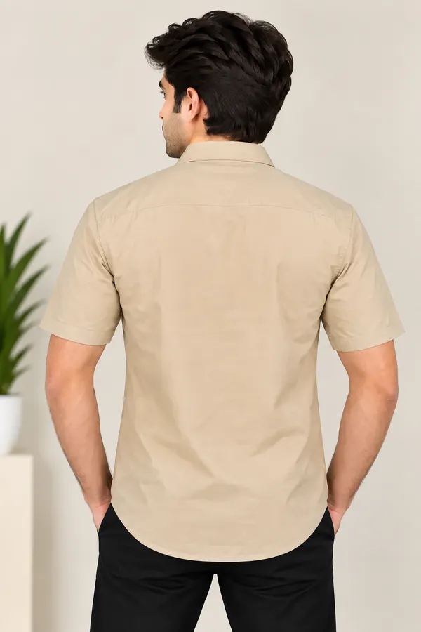 Beige_Casual_Shirt_For_Men