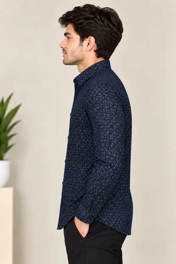Navy_Printed_Full_Sleeve_Shirt_For_Men