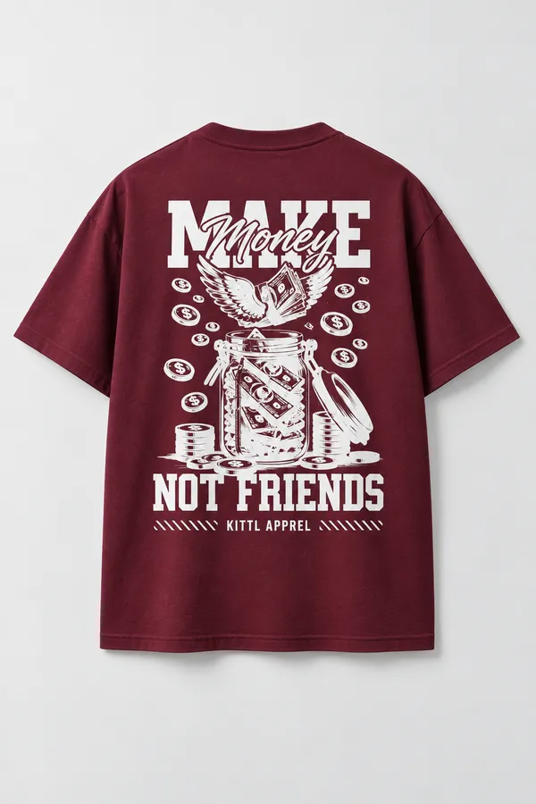 Burgundy_Cotton_Oversized_Fit_Graphic_T_Shirt_For_Men
