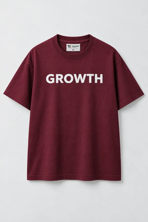 Burgundy_Cotton_Oversized_Fit_Graphic_T_Shirt_For_Men