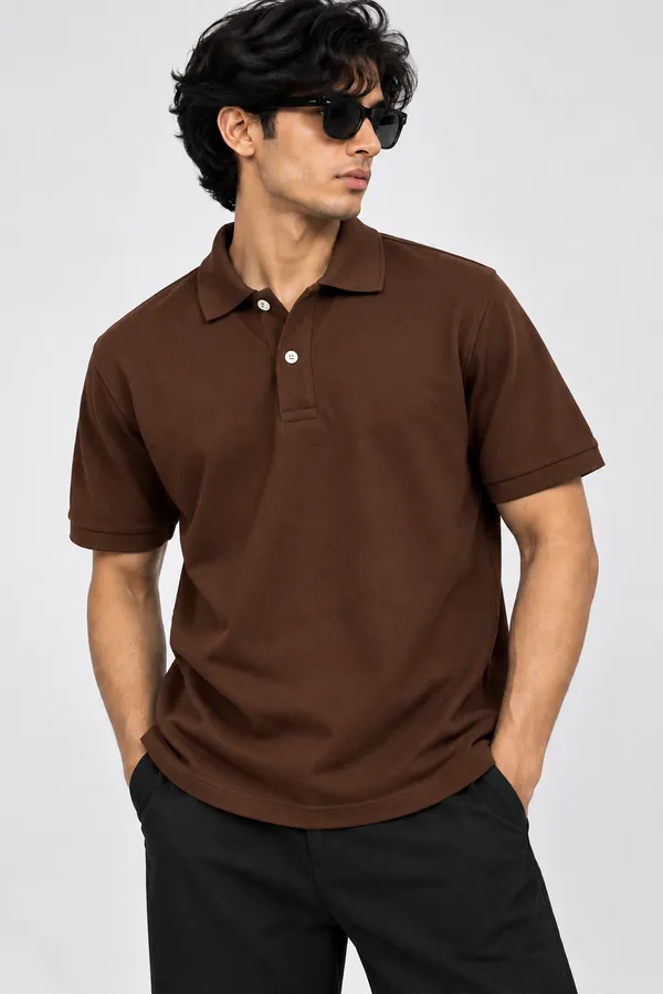 Brown_Dry_Fit_Polo_T_Shirt_For_Men