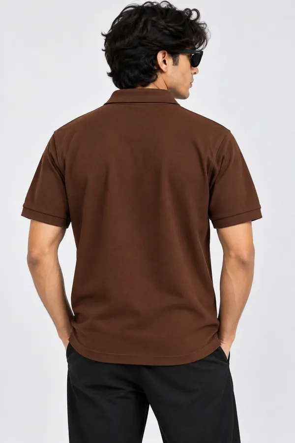 Brown_Dry_Fit_Polo_T_Shirt_For_Men