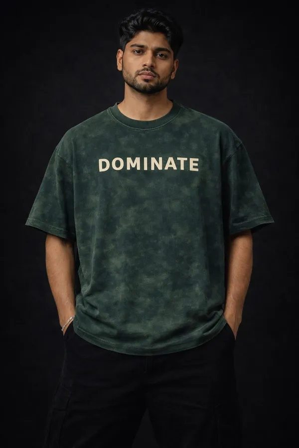 D.GreenOversized_Graphic_T-Shirt_for_Men
