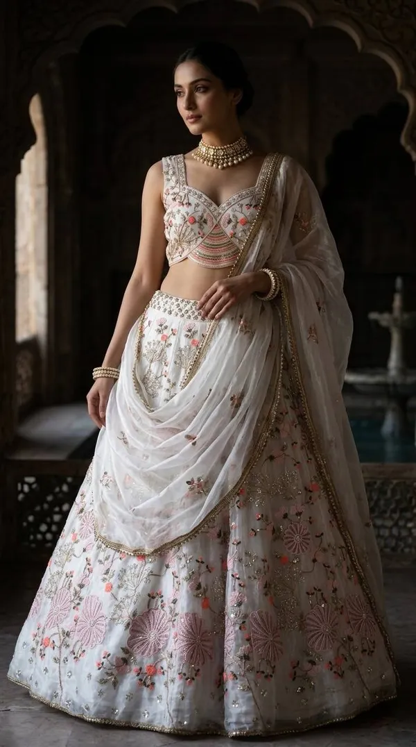 Engagement_Special_Tabby_Silk_Pearl_Embroidery_Sequence_Work_Lehenga_Choli