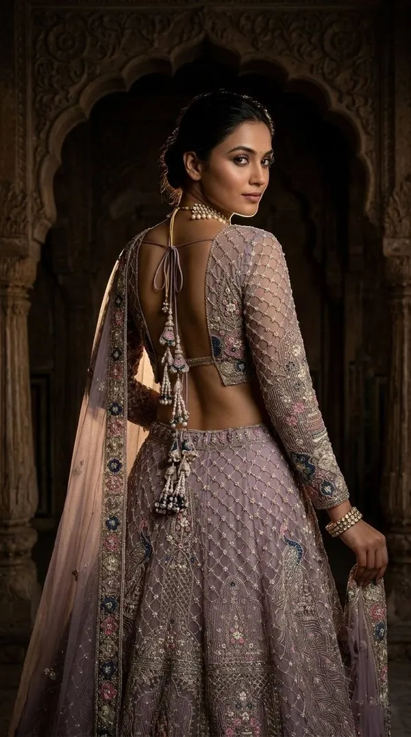 Premium_White_Color_Soft_Net_Embroidered_Lehenga_Choli