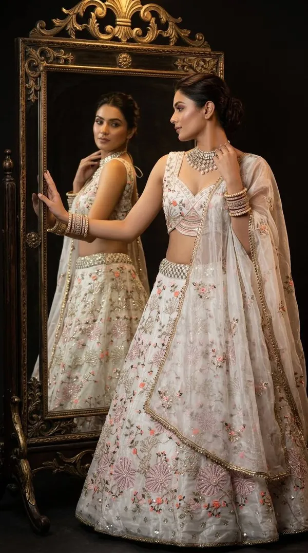 Engagement_Special_Tabby_Silk_Pearl_Embroidery_Sequence_Work_Lehenga_Choli