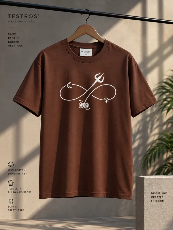 Dark_Khaki_Cotton_Regular_Fit_Graphic_T_Shirt_For_Men