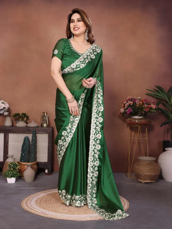 Green_Rangoli_Silk_Zari_Embroidered_Saree