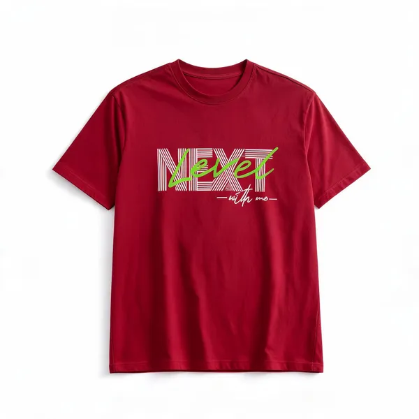 Maroon_Cotton_Regular_Fit_Graphic_T_Shirt_For_Men